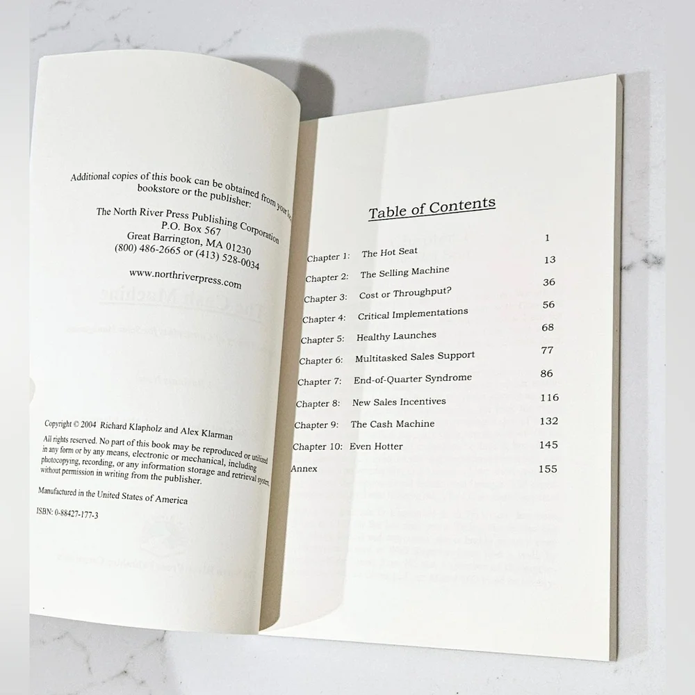 BOGO Cash Machine Using Theory of Constraints for Sales Management